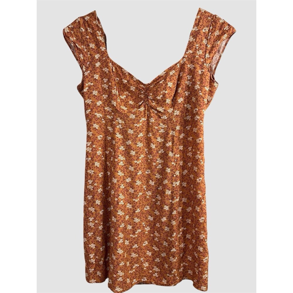 AEROPOSTALE Babydoll Medium Dress Mini Y2K 90s Babydoll Floral Boho Cottagecore